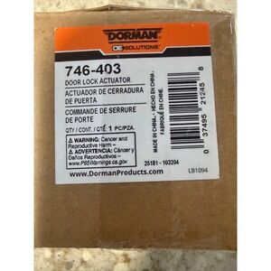 Dorman OE Solutions 746-403 Door Lock Actuator Motor Replacement Part New